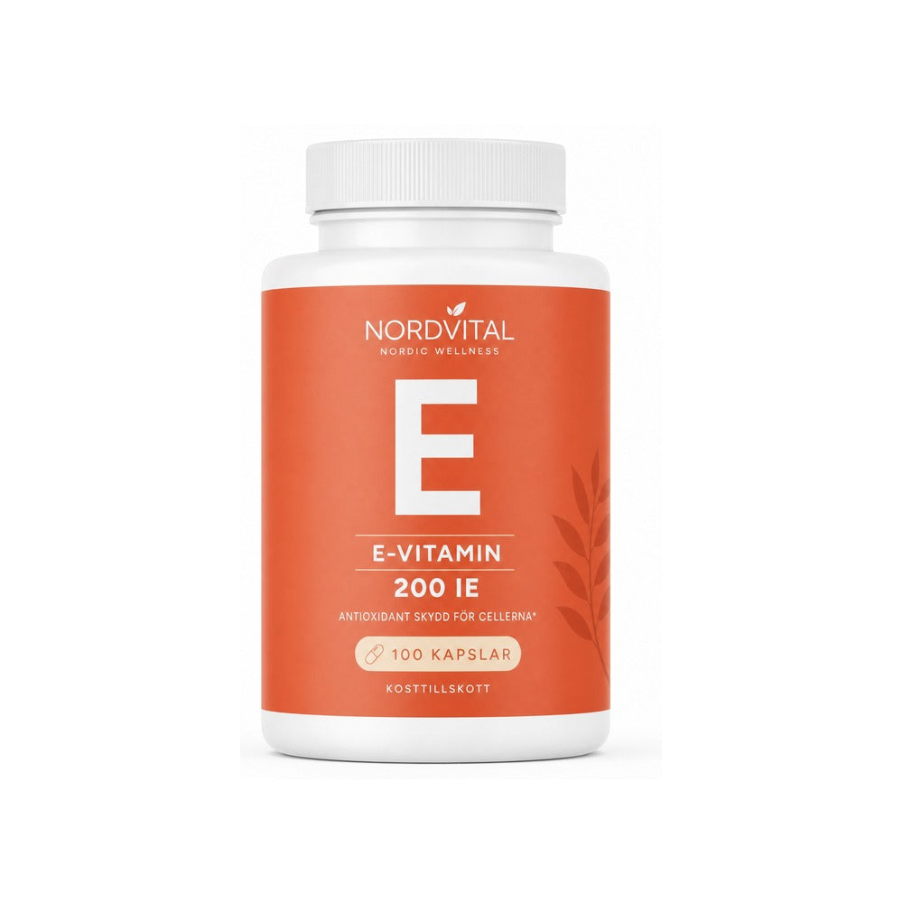E-Vitamin 200 IE – 100 Kapslar